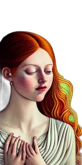 face, jewelry, hair, crown, photorealistic, oil painting, fantasy art, 3d render transparent PNG cut-out
