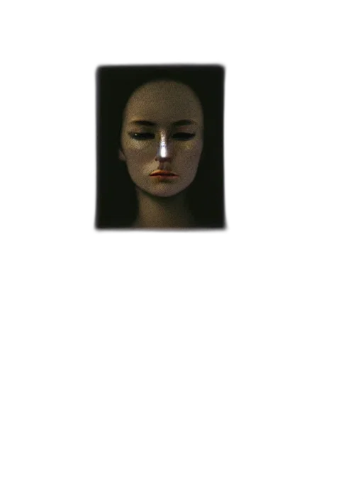 face, mask, crown, robot, photorealistic, oil painting, 3d render, concept art transparent PNG cut-out