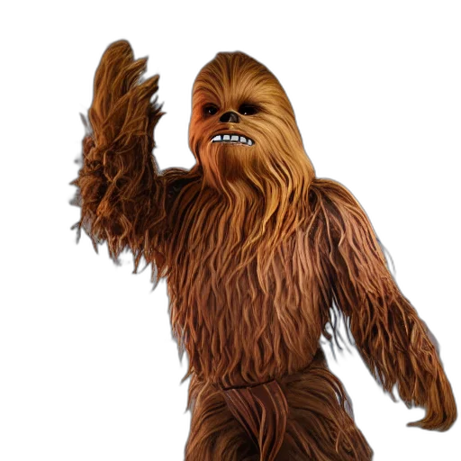 creature, animal, mask, hair, concept art, photorealistic, 3d render, still transparent PNG cut-out