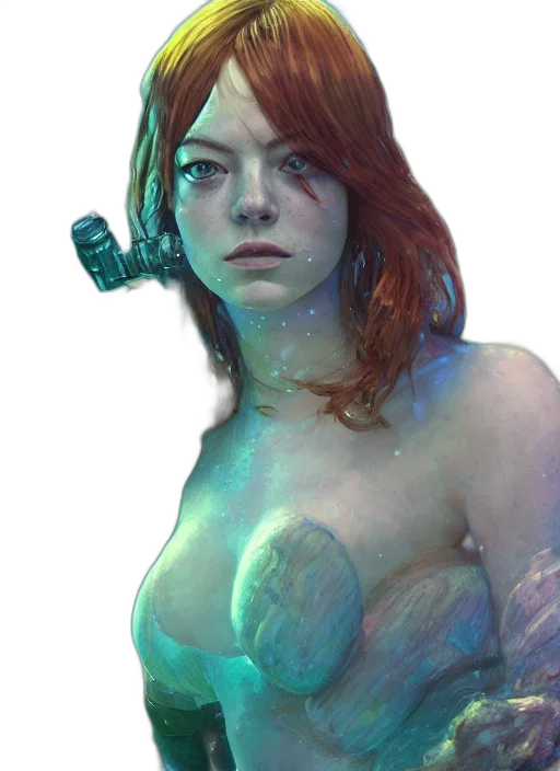 face, staff, robot, creature transparent PNG cut-out