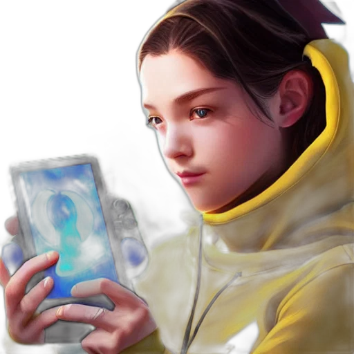face, robot, weapon, staff transparent PNG cut-out