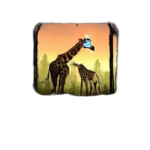hat, earth tones, sticker, last transparent PNG cut-out
