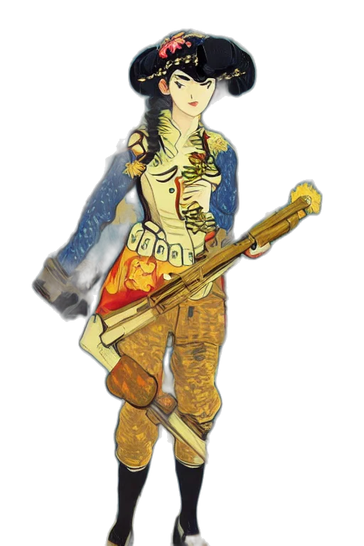 staff, weapon, jacket, concept art transparent PNG cut-out