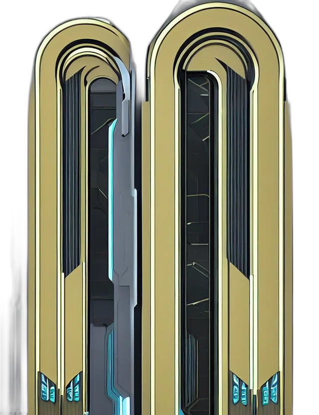 sword, weapon, staff, robot, concept art, 3d render, cyberpunk, cartoon transparent PNG cut-out