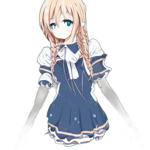 staff, dress, sword, weapon, anime, pixel art, concept art, cartoon transparent PNG cut-out
