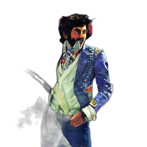 jacket, staff, sword, concept art transparent PNG cut-out