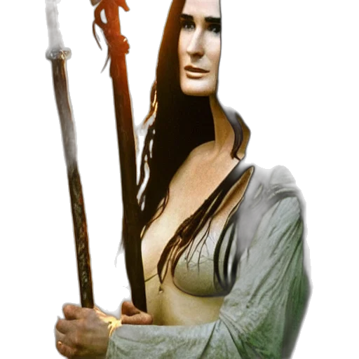 staff, sword, weapon, fantasy art transparent PNG cut-out