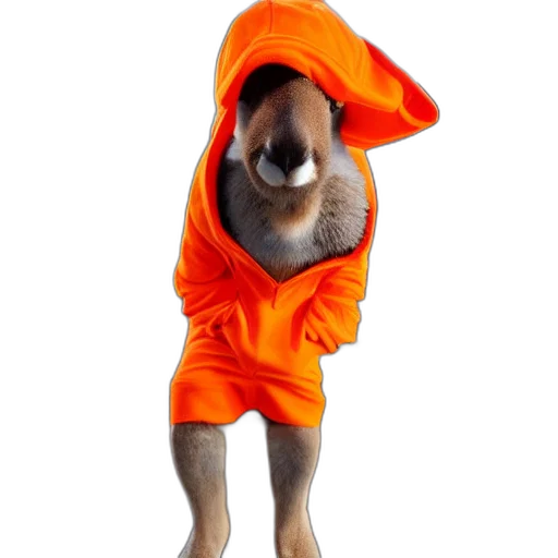 jacket, animal, creature, dress transparent PNG cut-out