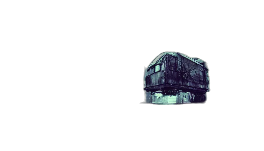 hat, building, car, umbrella, concept art, 3d render, photorealistic, pixel art transparent PNG cut-out