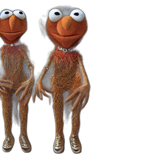 3d render, concept art, muppets, designed, peter, gric transparent PNG cut-out