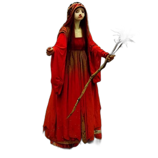 staff, sword, dress, concept art transparent PNG cut-out