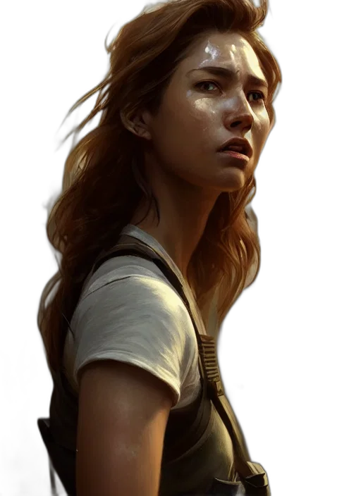 face, weapon, staff, concept art transparent PNG cut-out