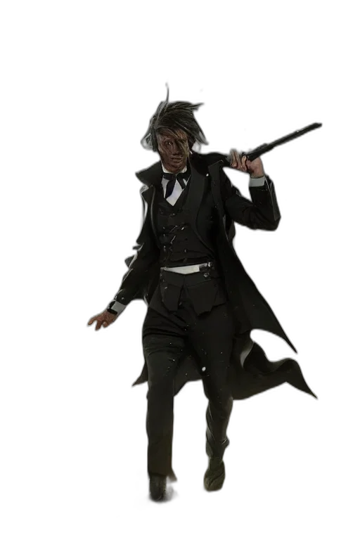 staff, jacket, concept art, 3d render transparent PNG cut-out