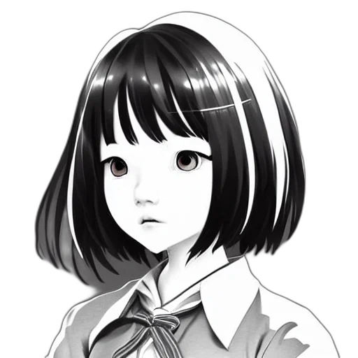 face, robot, hair, creature transparent PNG cut-out