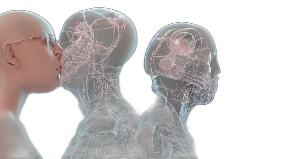 xray, photos, bionic, couples transparent PNG cut-out