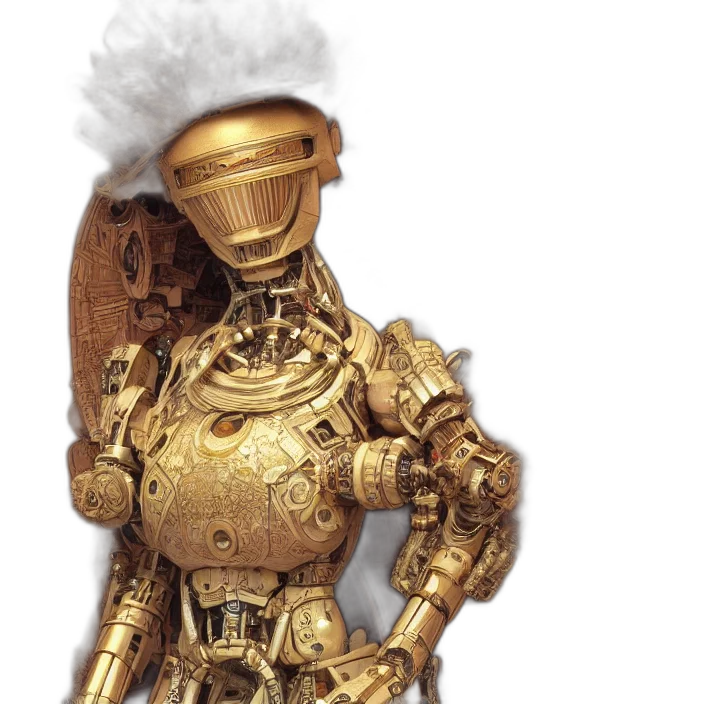 robot, sword, weapon, staff transparent PNG cut-out