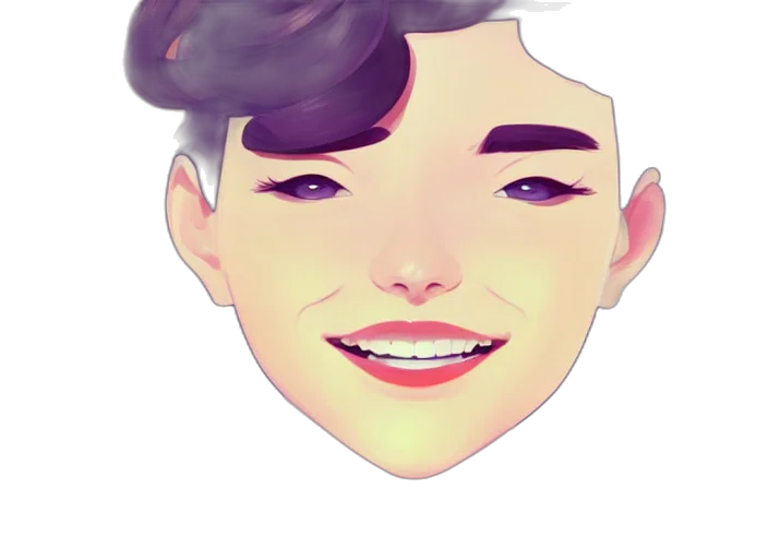 face, mask, hat, hair, cartoon, photorealistic, anime, concept art transparent PNG cut-out