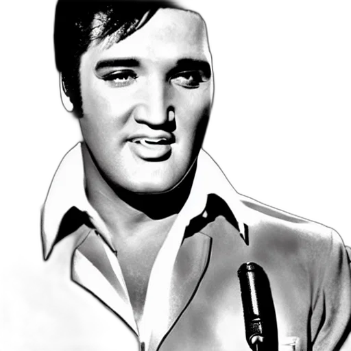 face, jacket, staff, photorealistic, cartoon, elvis, heaven transparent PNG cut-out