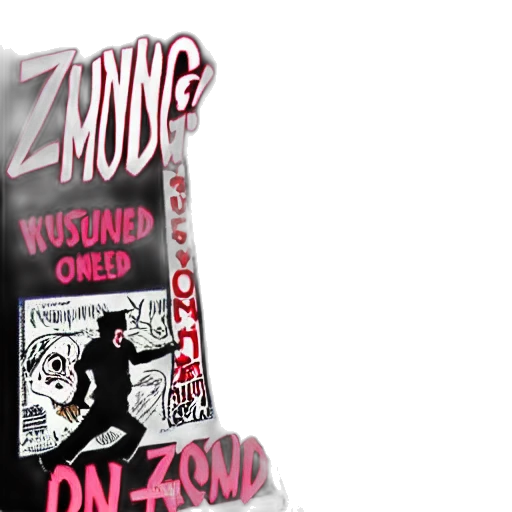 comic book art, glossy, old, advertising transparent PNG cut-out