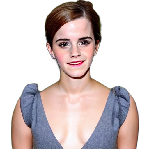 dress, face, hair, jacket, cartoon, photorealistic, emma, watson transparent PNG cut-out