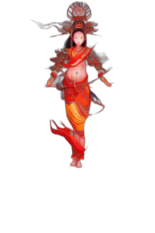staff, dragon, fantasy art, concept art, pixel art, 3d render, underwater, red transparent PNG cut-out