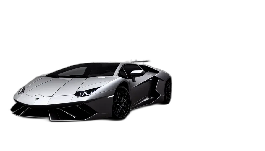 car, weapon, 3d render, photorealistic, concept art, monochrome, lamborghini, artstation transparent PNG cut-out