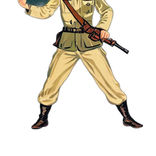 staff, jacket, weapon, concept art transparent PNG cut-out