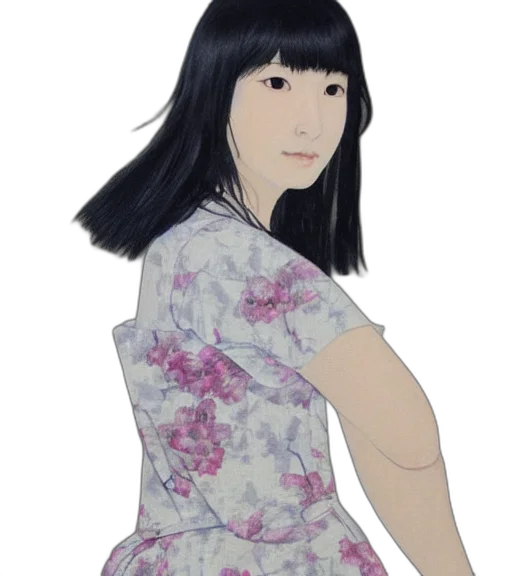 dress, flower, face, jewelry transparent PNG cut-out