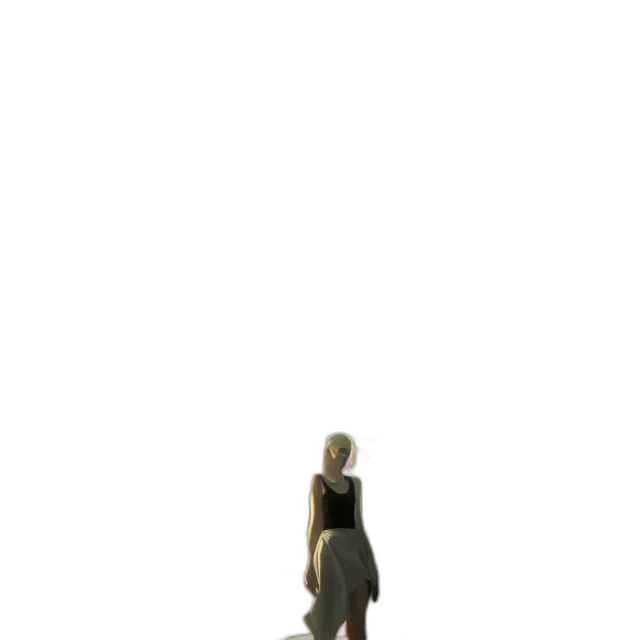 dress, staff, robot, bottle, 3d render, concept art, pixel art, photorealistic transparent PNG cut-out