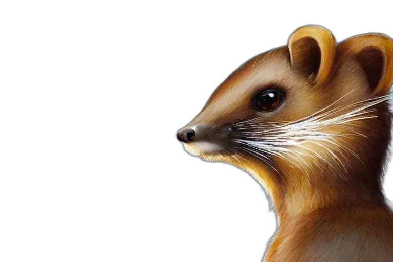 animal, creature, hair, photorealistic transparent PNG cut-out