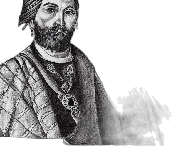 face, crown, pencil sketch, photorealistic, turkish, man, tiny, head transparent PNG cut-out