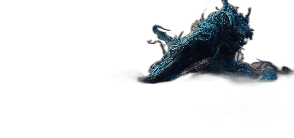 dragon, hair, creature, animal transparent PNG cut-out