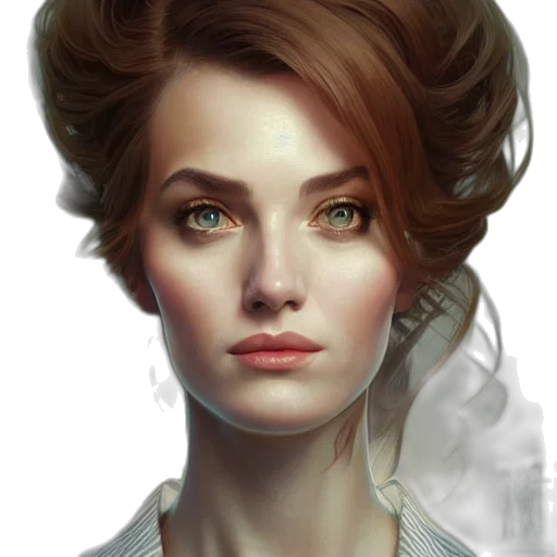 face, crown, dress, staff, photorealistic, fantasy art, oil painting, concept art transparent PNG cut-out