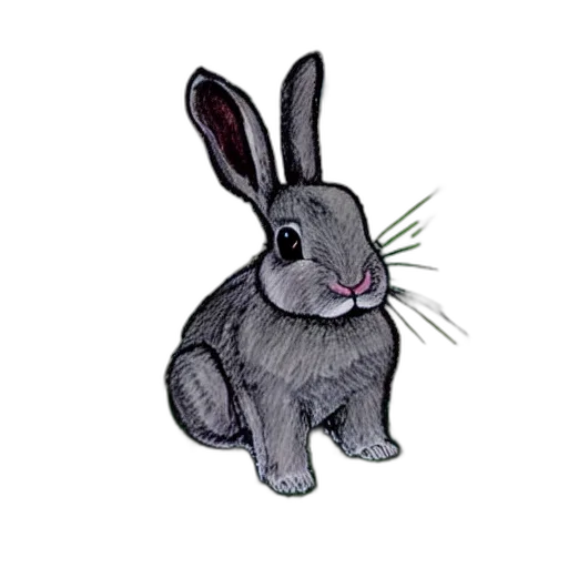 animal, creature, staff, photorealistic, cartoon, watercolor, pixel art, rabbit transparent PNG cut-out