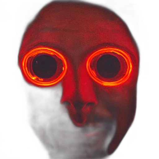 mask, face, robot, creature transparent PNG cut-out
