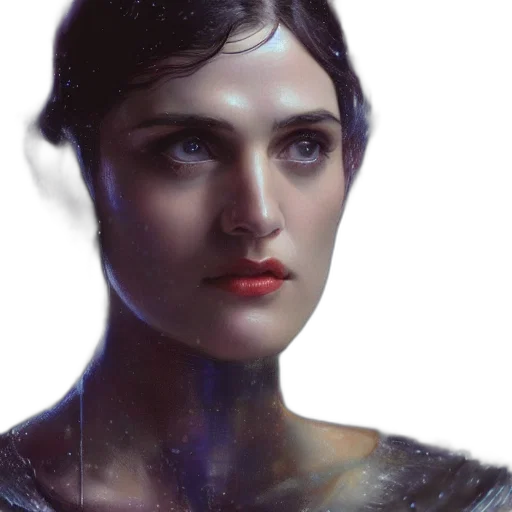 face, crown, robot, dress, concept art, photorealistic, fantasy art, cyberpunk transparent PNG cut-out