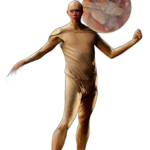 creature, staff, concept art, fantasy art transparent PNG cut-out