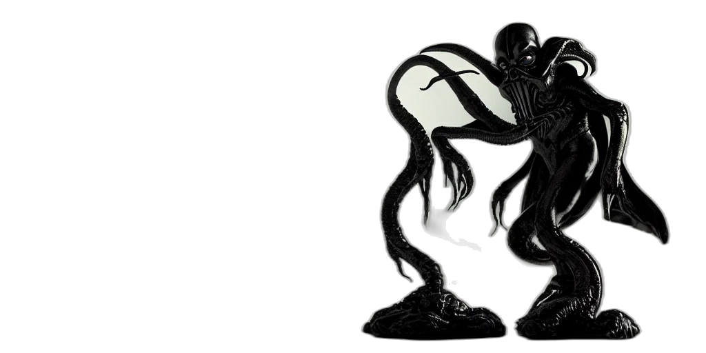 mask, hair, creature, shoes transparent PNG cut-out