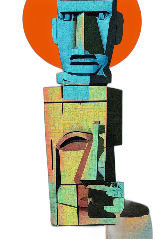 robot, mask, face, crown, 3d render, concept art, cartoon, watercolor transparent PNG cut-out