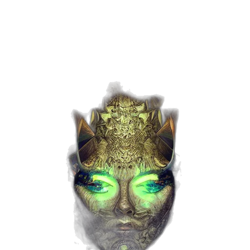 mask, face, dragon, creature transparent PNG cut-out