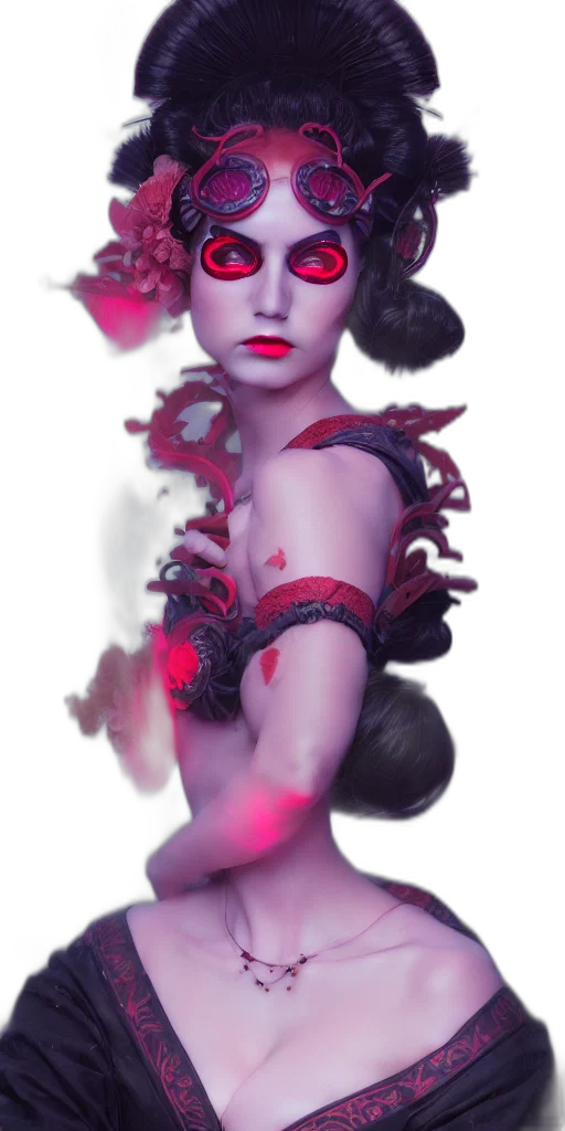 creature, dress, crown, mask transparent PNG cut-out