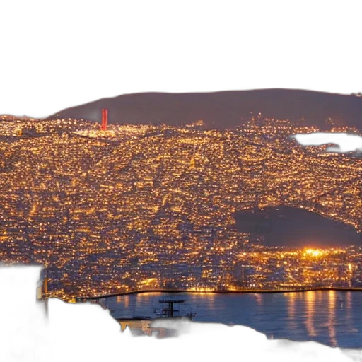 3d render, concept art, photorealistic, night transparent PNG cut-out