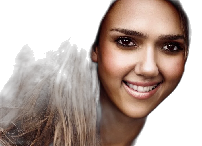 face, crown, hair, jewelry transparent PNG cut-out