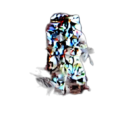 robot, dress, bottle, face, 3d render, pixel art, concept art, vaporwave transparent PNG cut-out
