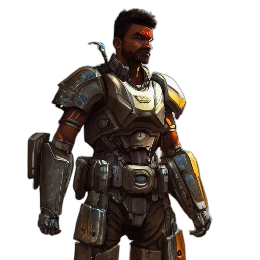 robot, staff, weapon, concept art transparent PNG cut-out