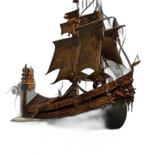 weapon, dragon, concept art, 3d render transparent PNG cut-out