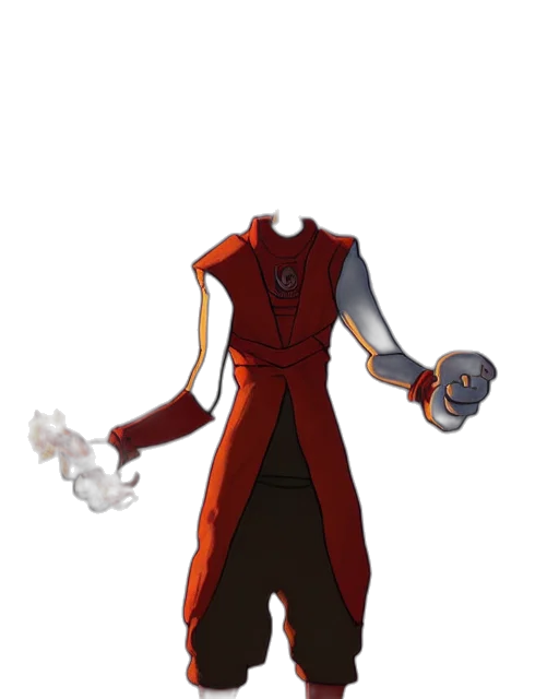 staff, jacket, mask, robot transparent PNG cut-out