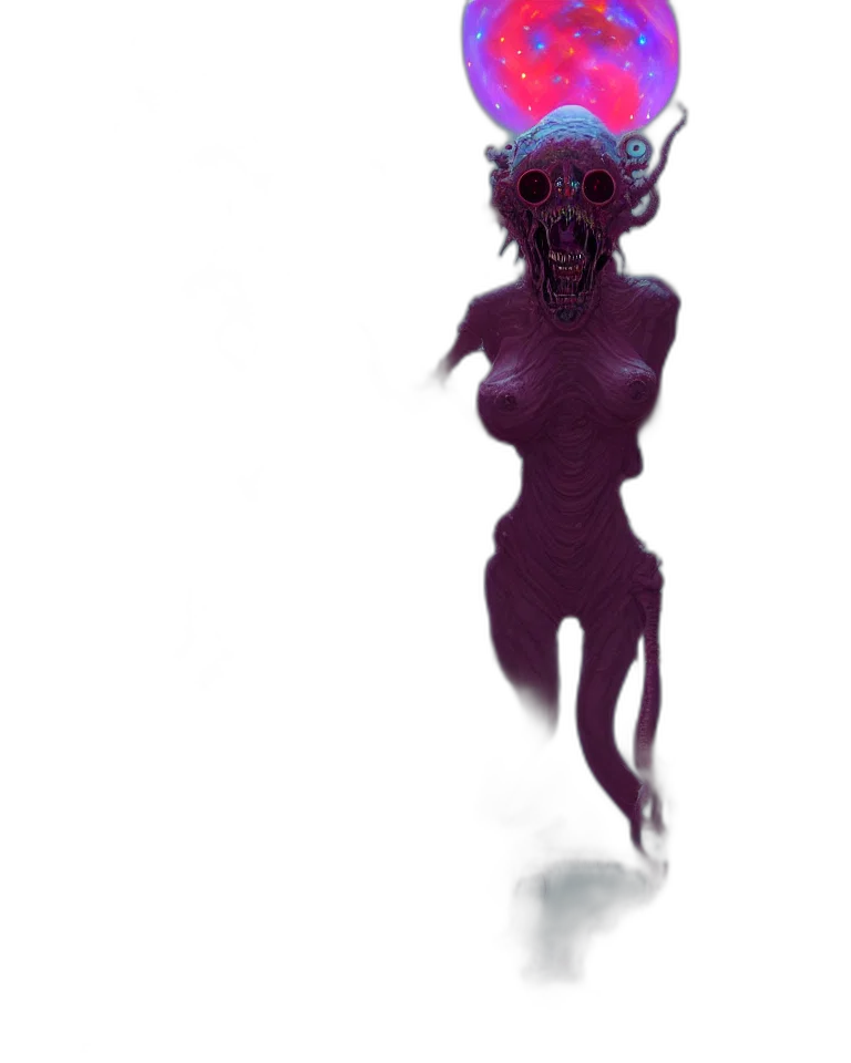 creature, mask, staff, animal transparent PNG cut-out