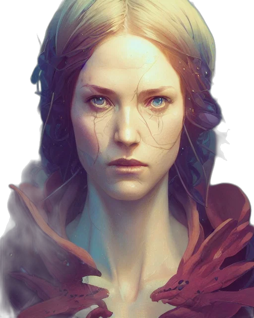 face, crown, mask, staff, fantasy art, concept art, photorealistic, comic book art transparent PNG cut-out