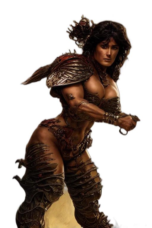 fantasy art, concept art, comic book art, photorealistic transparent PNG cut-out